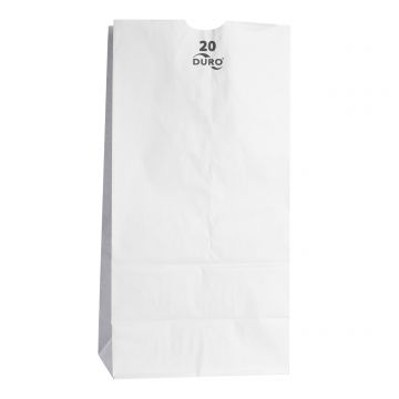 Self Opening Sack 1C/1S 20# Grocery 40# Virgin White 500/BN